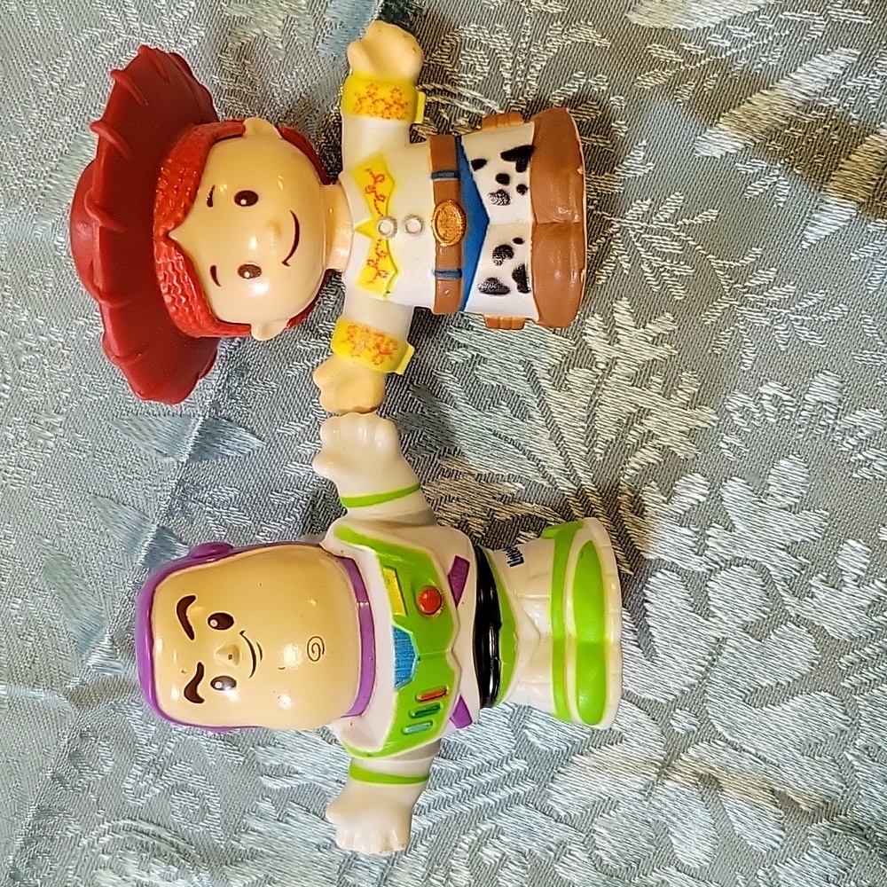 Little people buzz lightyear and Jesse from toy story